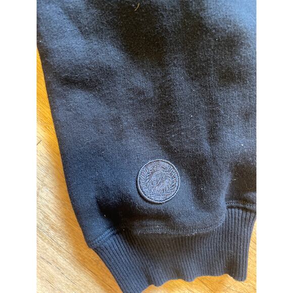 Pink Victoria's Secret Black Quarter Zip Pullover Sweatshirt Size XXL - Picture 2 of 6